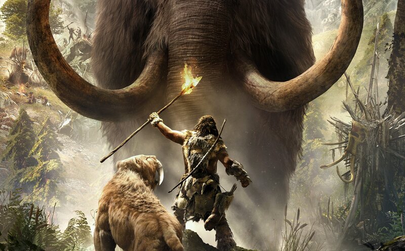 Caveman with Mammoth