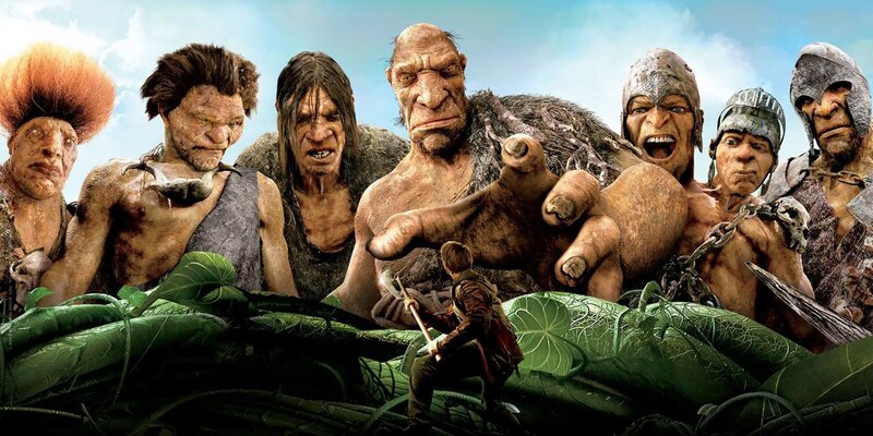 Cavemen and a Boy