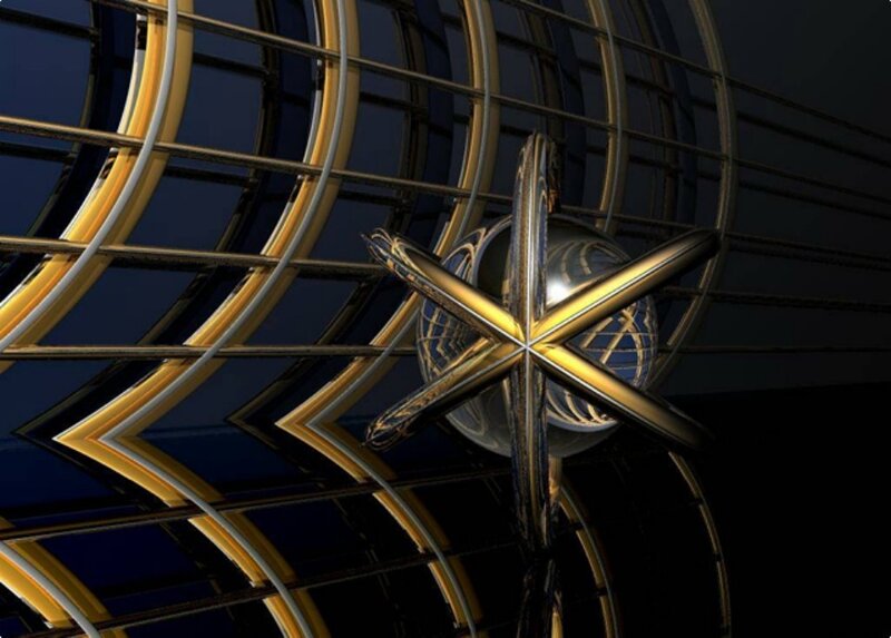 CBS logo with globe and star