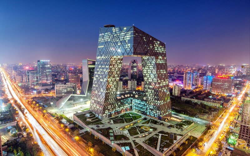 CCTV Headquarters Building — Blue