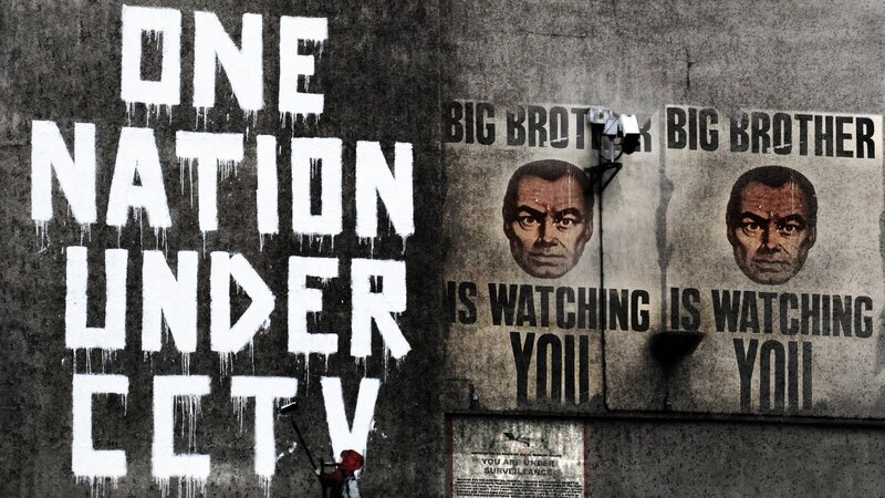 CCTV surveillance graffiti