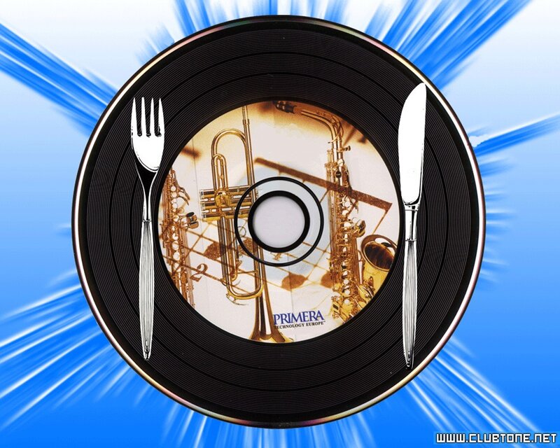 CD with cutlery and instruments