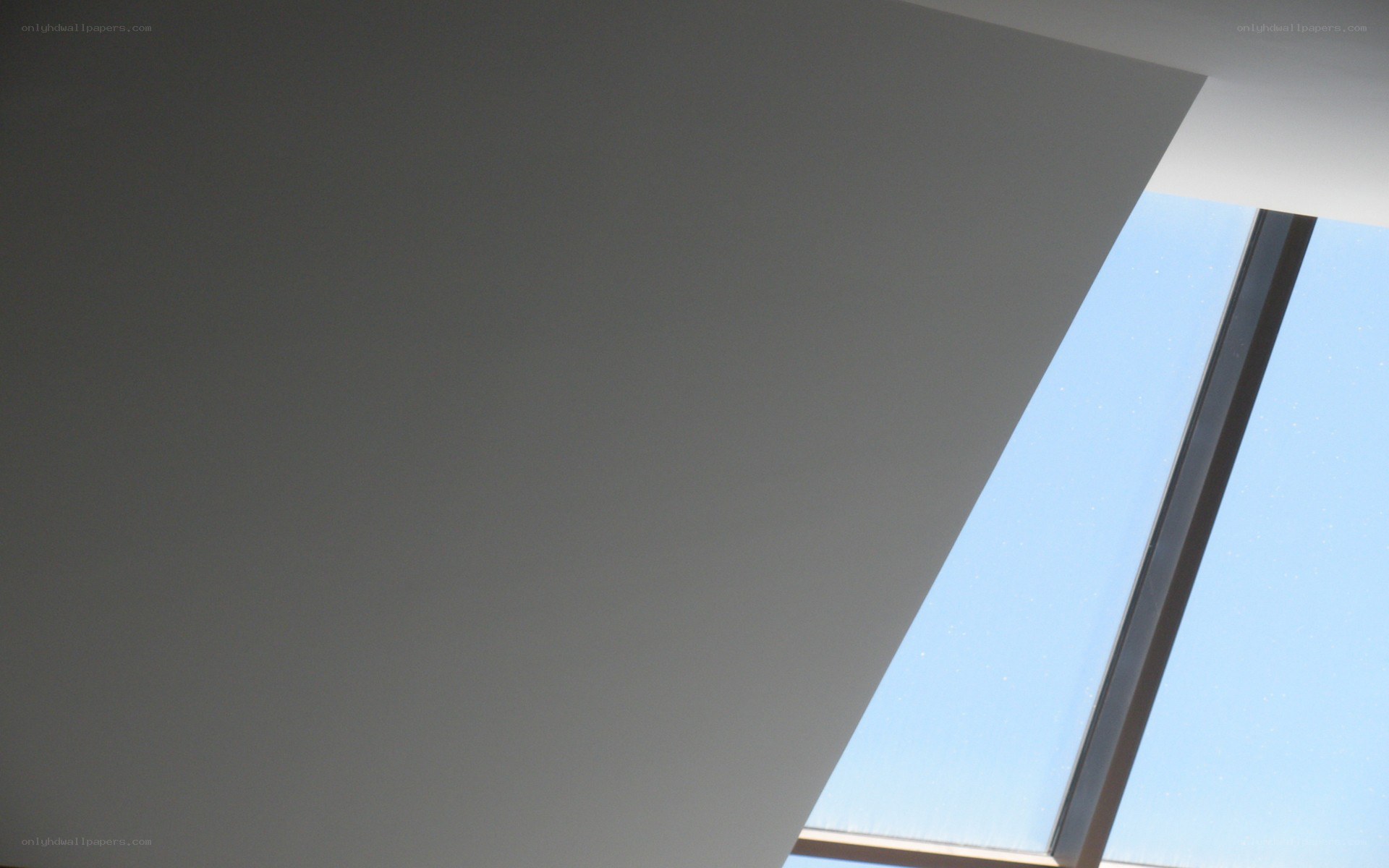 ceiling and skylight view