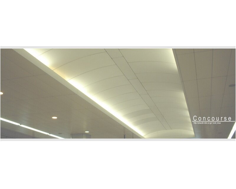 ceiling design in concourse