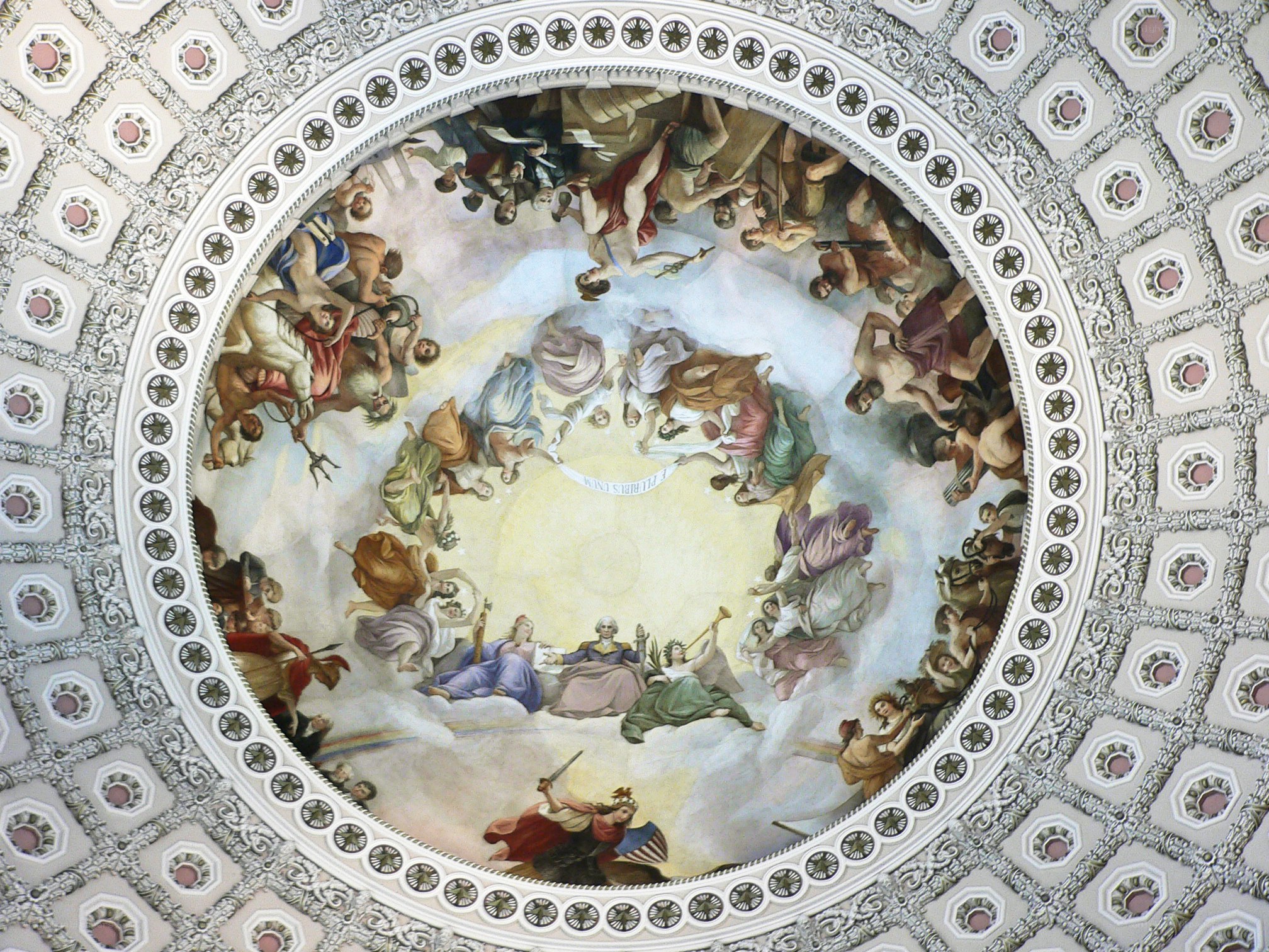 ceiling fresco in capitol building