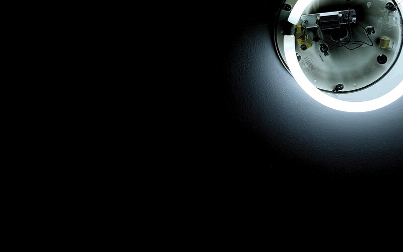 Ceiling Light Fixture — Black