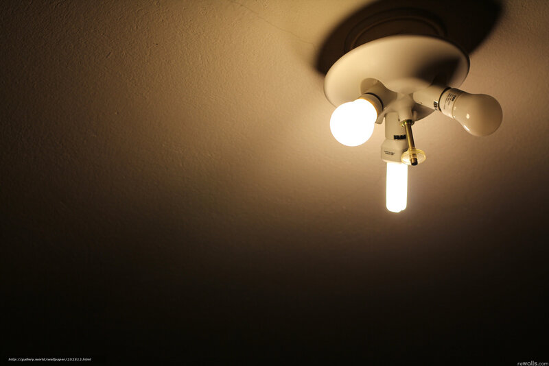 ceiling light fixture with bulbs