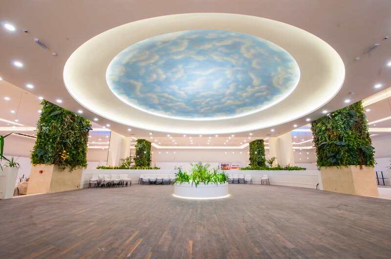 Ceiling Mural in Hall