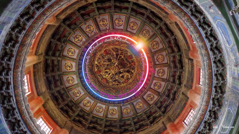 Ceiling of a Temple