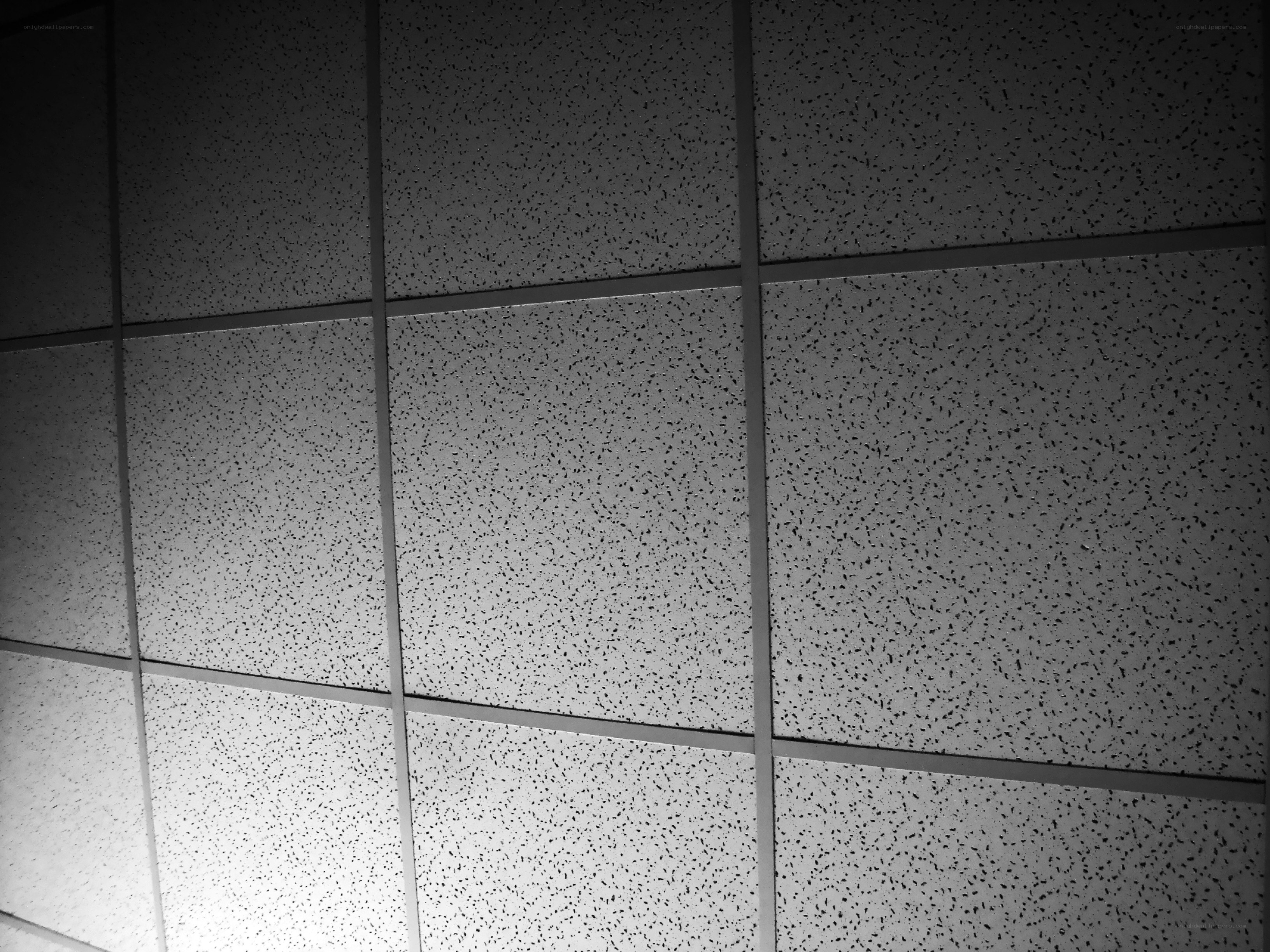 ceiling tiles in a grid