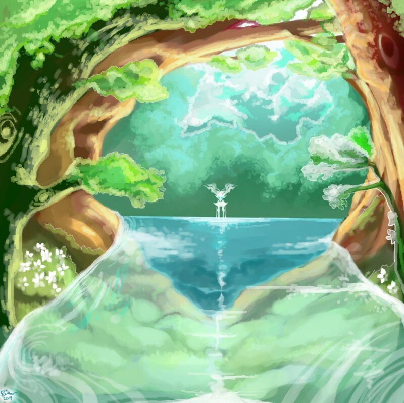 Celebi on a Lake