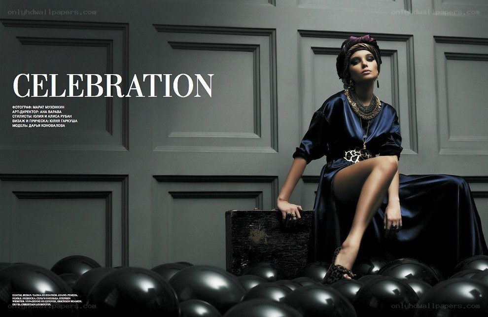 Celebration fashion editorial