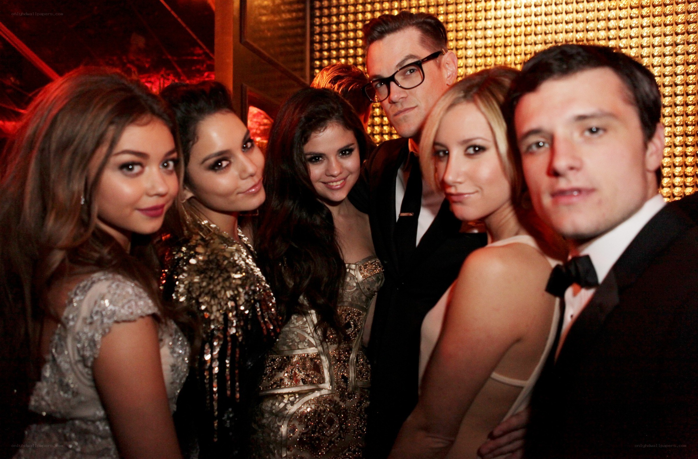 celebrities at a party