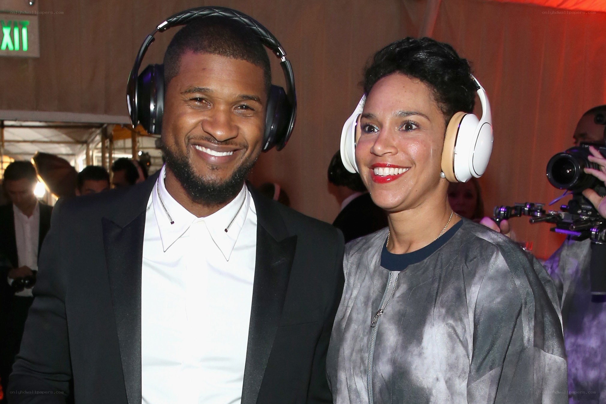 Celebrities at an event