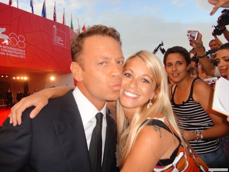 celebrity at film festival