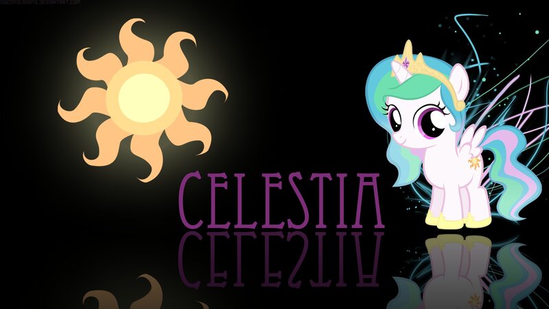 Celestia pony wallpaper