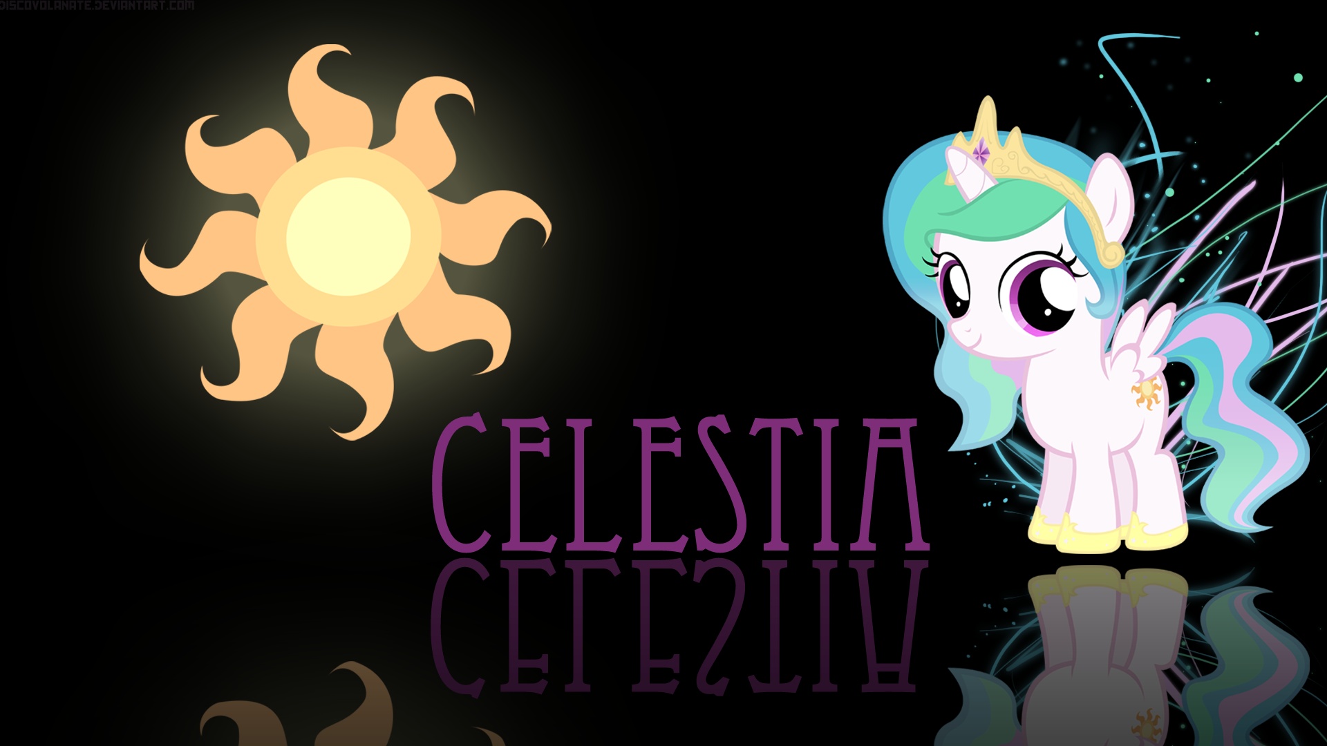 Celestia pony wallpaper