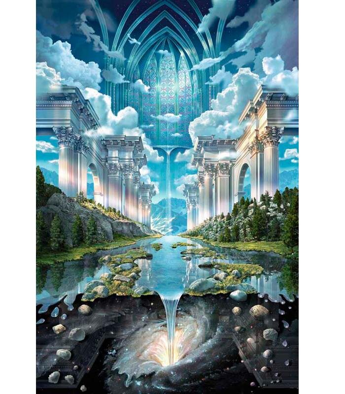 Celestial cathedral landscape