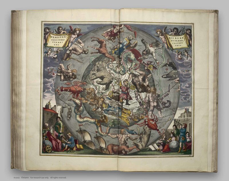 Celestial Map Illustration