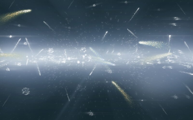 celestial particle burst