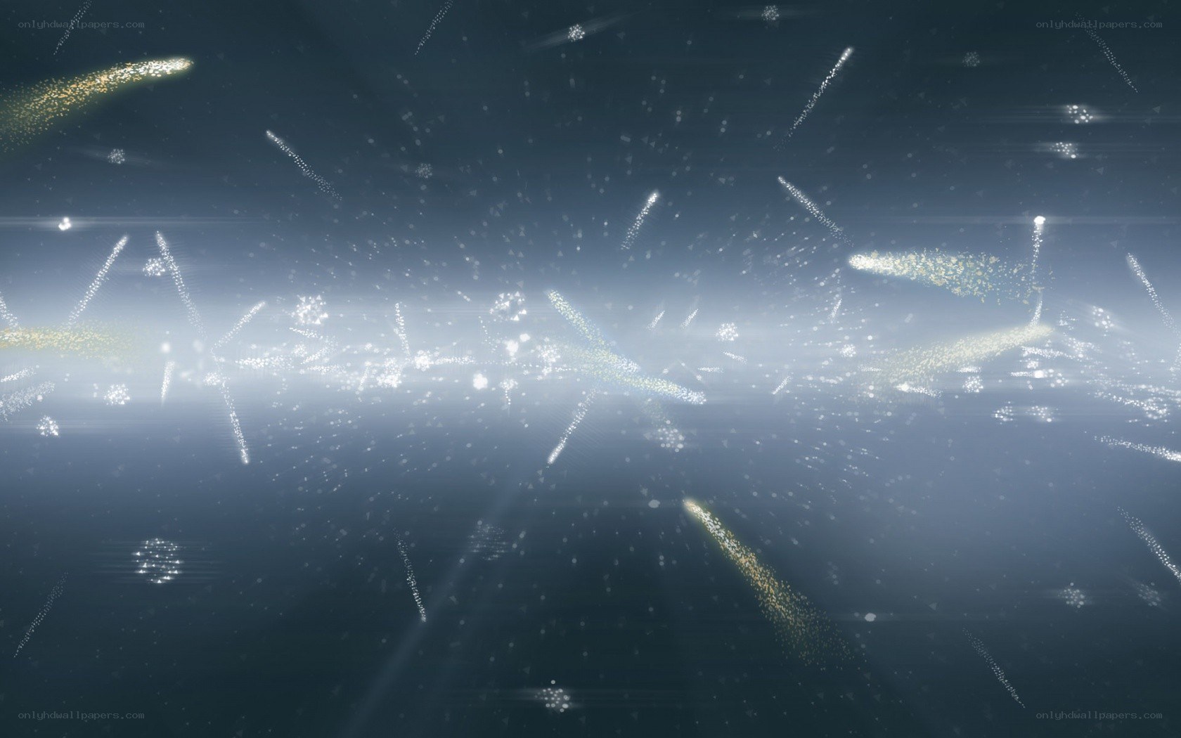 celestial particle explosion