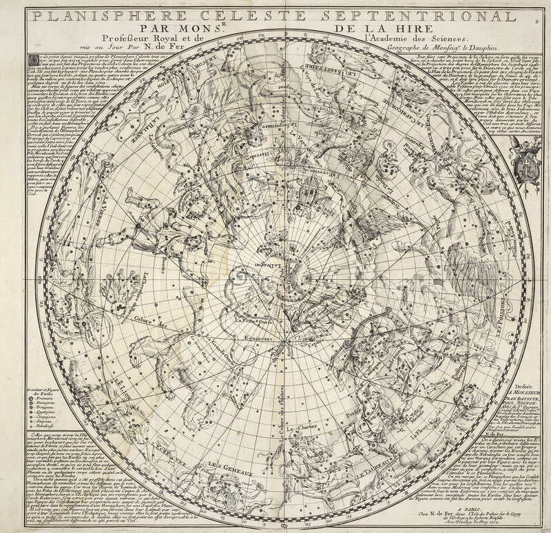 Celestial Planisphere Chart