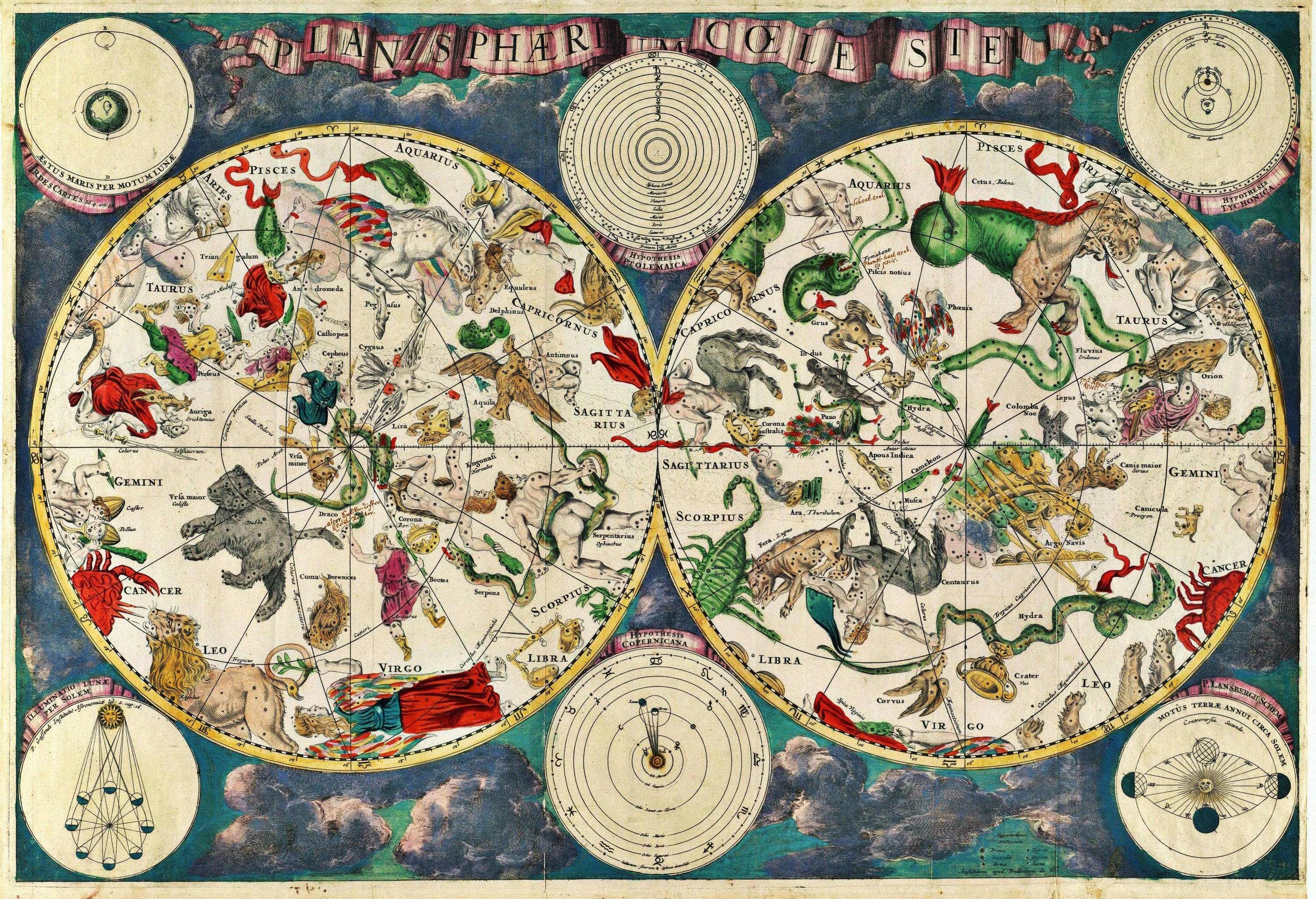 Celestial Planisphere Chart