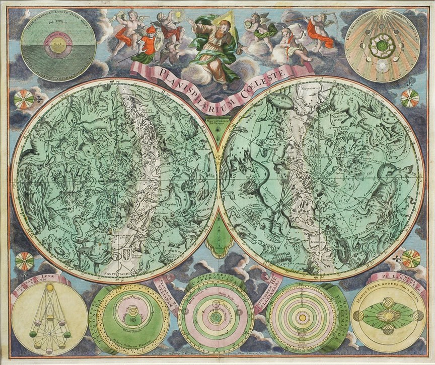 Celestial Planisphere Map