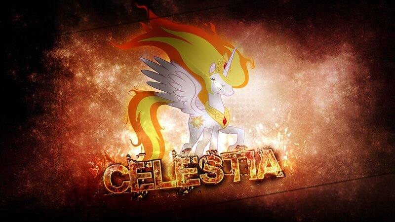 Celestial Pony with Flames