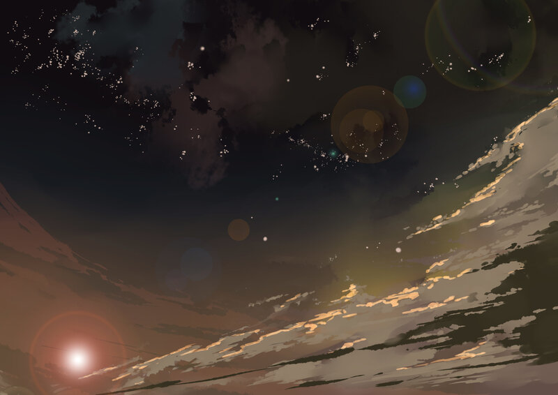 Celestial Sky with Stars