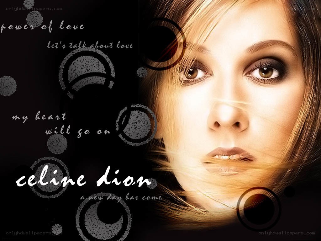 Celine Dion promotional artwork