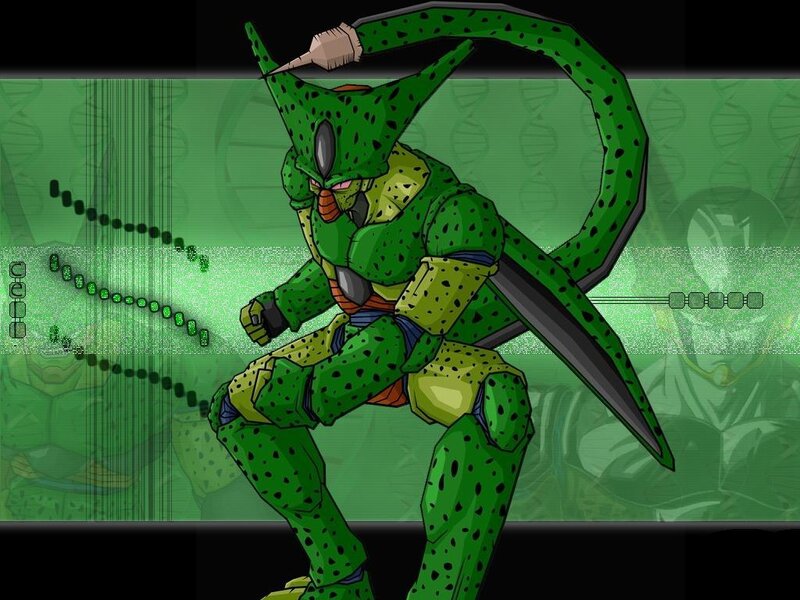Cell in battle stance