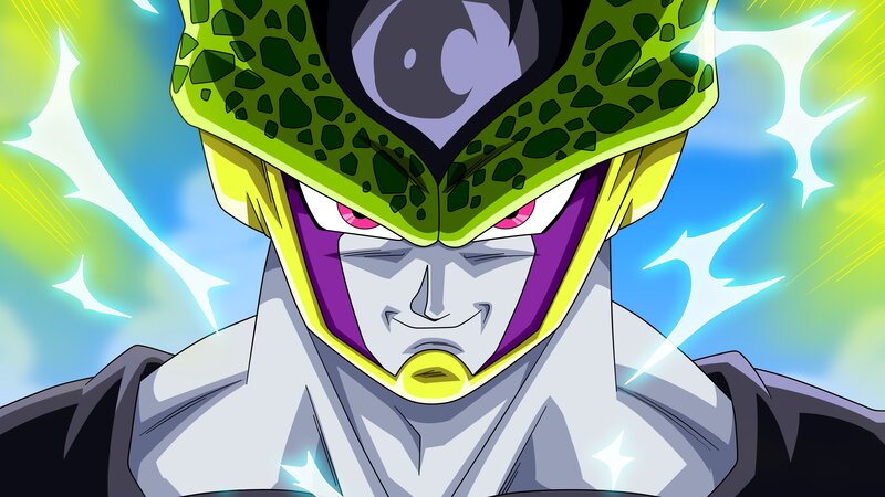 Cell in Final Form — Green, Dramatic, Anime