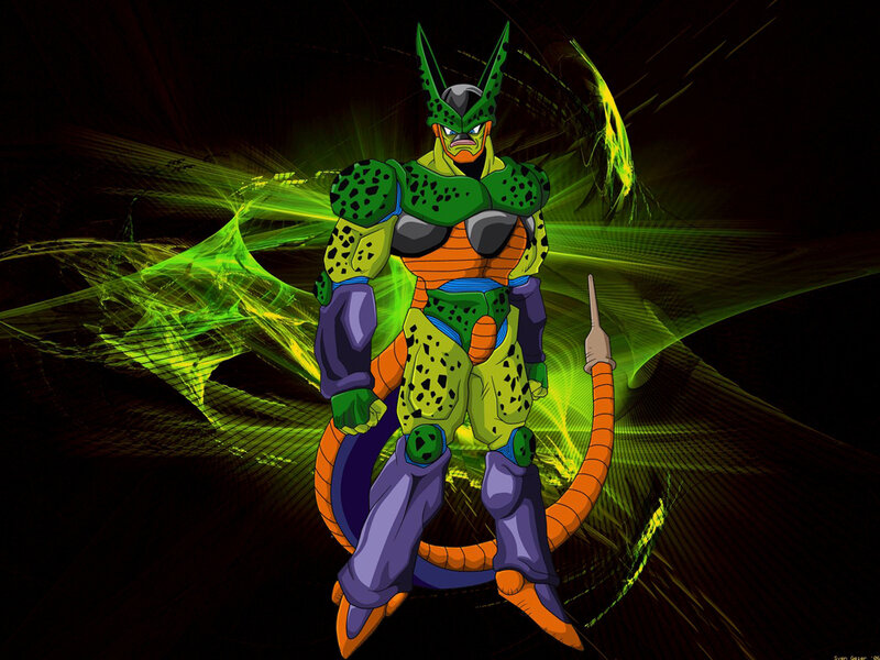 Cell in Green Armor — Dramatic
