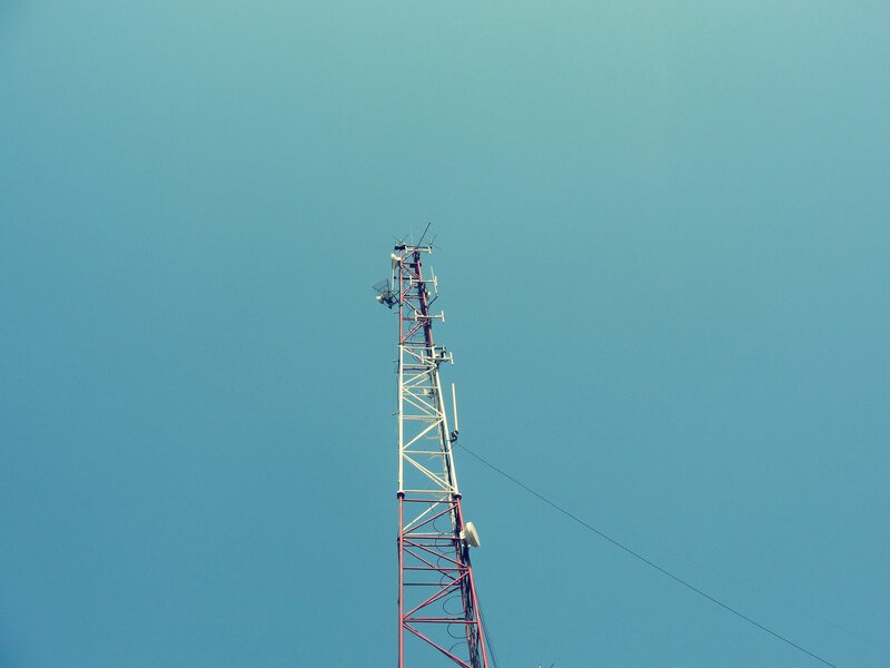 Cell Tower Against Sky