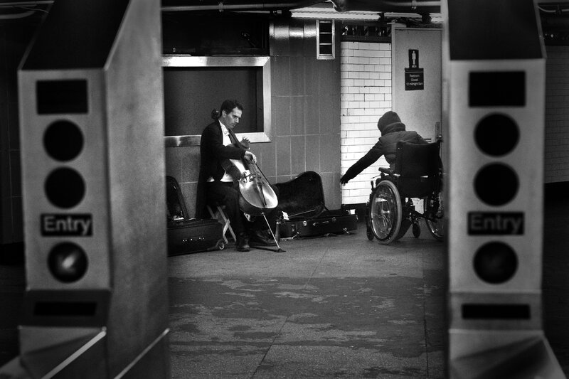 Cellist Playing Cello