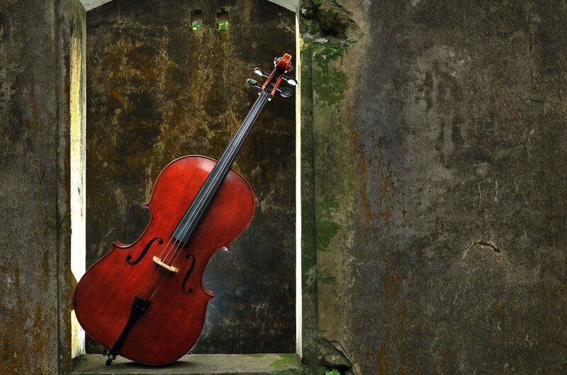 Cello in Doorway