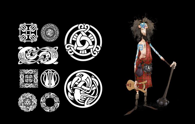Celtic art and character design
