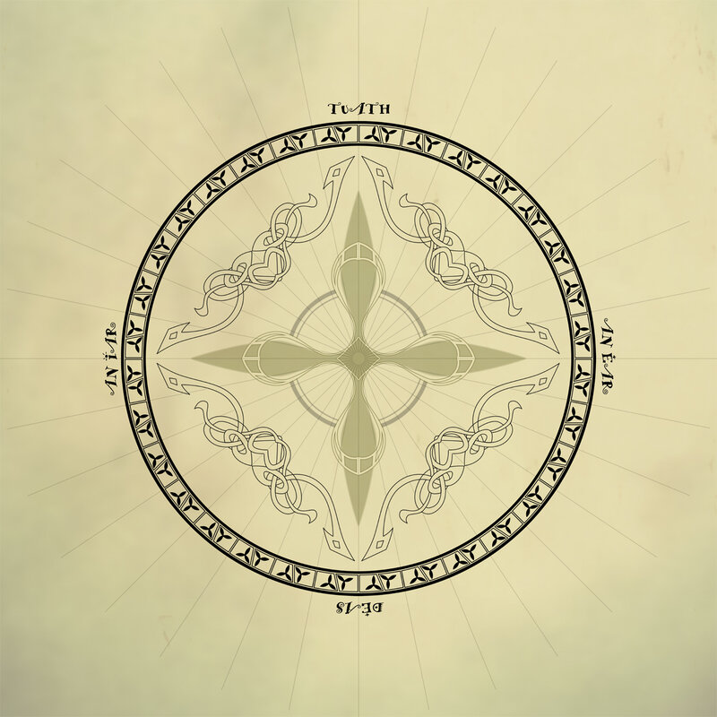 Celtic compass design
