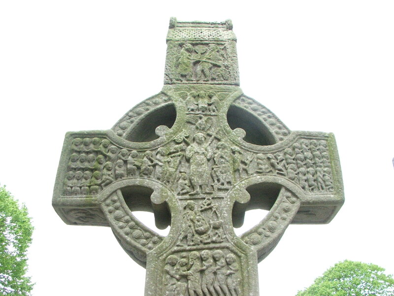 Celtic Cross Stone Carving