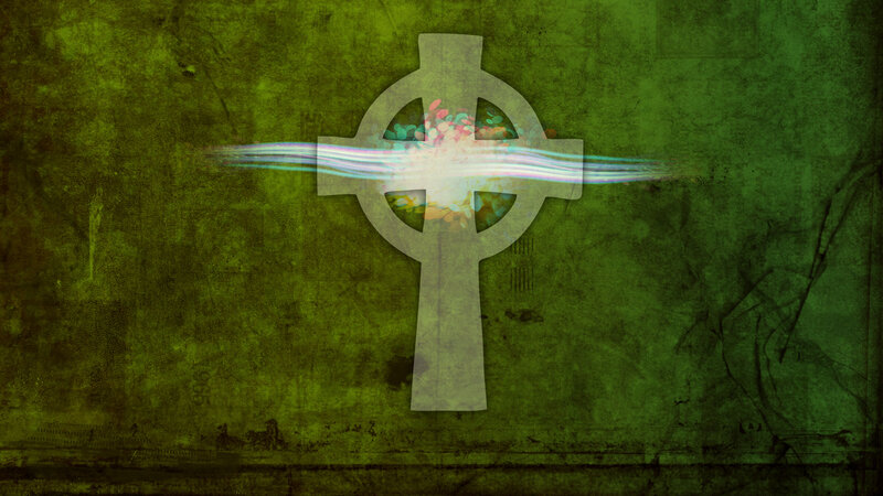 Celtic Cross with Light Effect