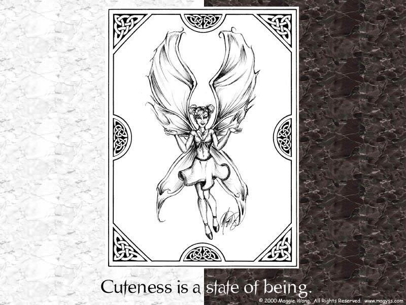 Celtic fairy illustration