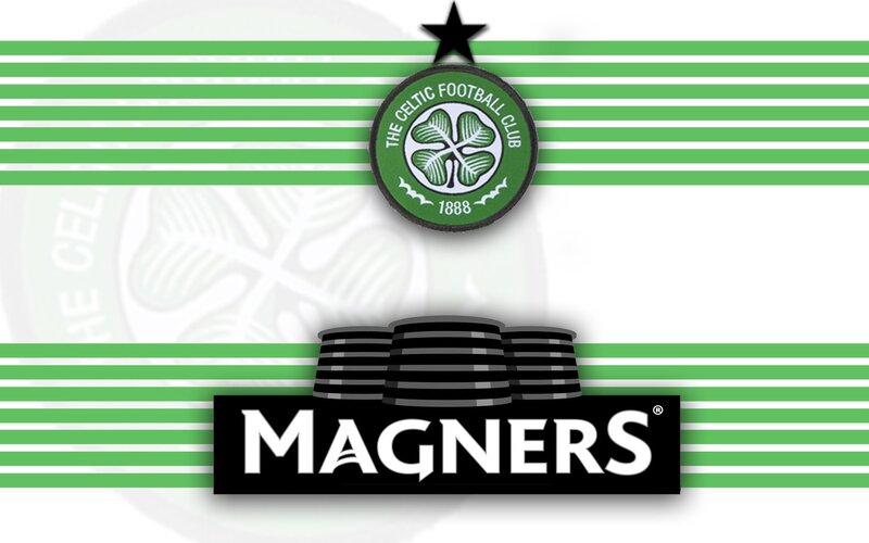 Celtic FC and Magners logo