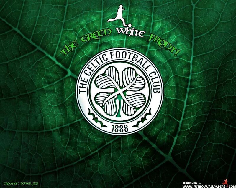 Celtic FC leaf background