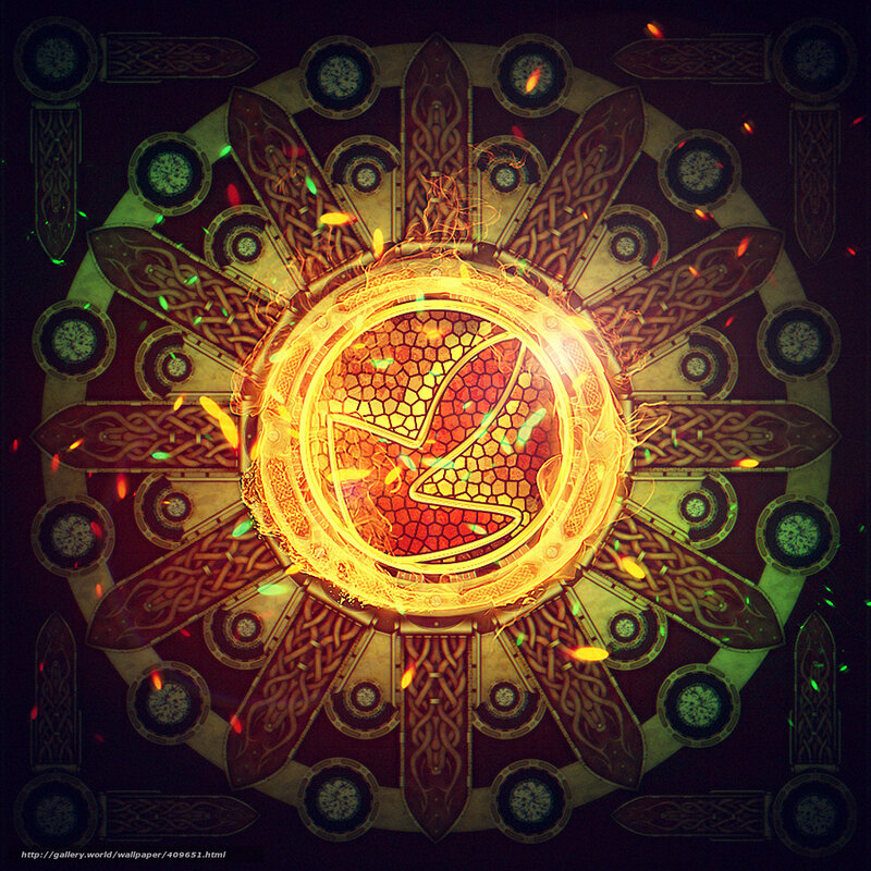 Celtic fire symbol