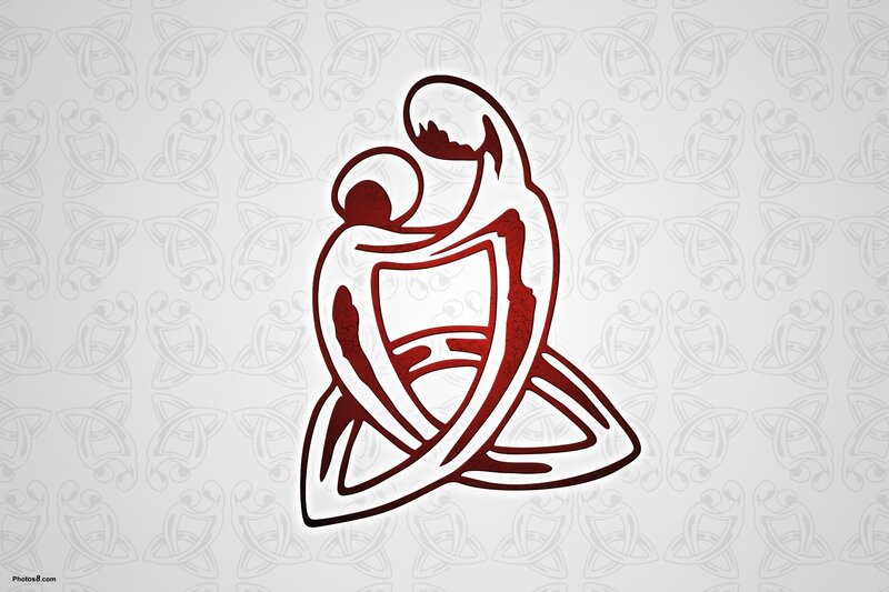 Celtic knot couple design