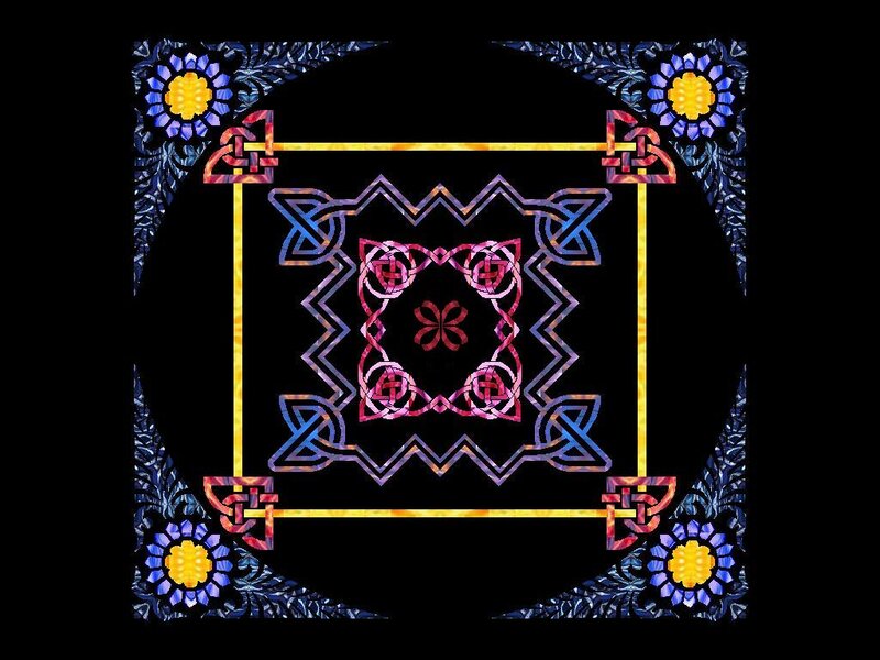 Celtic Knot Design — Black