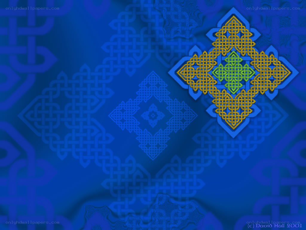 Celtic knot pattern design