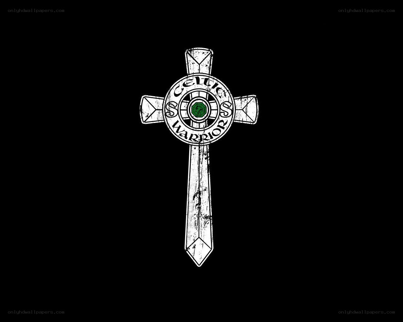 Celtic Warrior Cross Logo