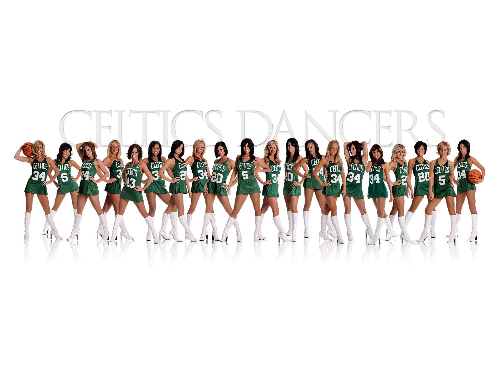 Celtics Dancers Team Photo